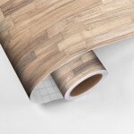 Rev�tement sticker sol - parquet petits bois - rouleau adh�sif protection anti - d�rapant - 60x100cm
