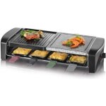 Rg 9645 - raclette / grill / pierre � griller - 1400 w - noir - severin