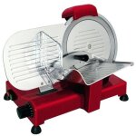 Rgv 25 special edition trancheuse electrique rouge, acier inoxydable aluminium 140 w