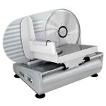 Rgv ausonia 220 trancheuse electrique argent aluminium 130 w