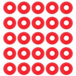 Rhg 25pcs joints grolsch en silicone rouge pour swing flip top bouteille home brew bi�re bouteille joints ...