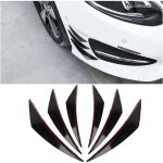 Rhg 6 pi�ces pare - chocs avant l�vre spoiler canards kit, voiture pare - chocs avant coupe - vent couteau ...