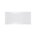 Carrelage mtro biseaut blanco mate blanc 10x20 cm - 1m