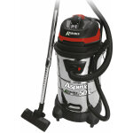 Ribimex - aspirateur cuve 50l 1200w inox / noir prasp51lpe