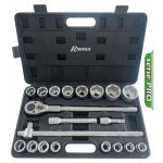 Ribimex - coffret 21 pi�ces � douilles 6 pans m�canique poids lourd