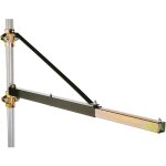 Ribitech - potence pivotante pour palan lectrique 1, 10m en acier laqu