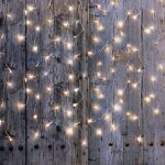 Rideau lumineux blanc pur 2m x 2m