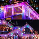 Rideau lumineux no�l int�rieur, 1200 led 30m guirlande lumineuse �lectrique 8 modes �tanche d�coration ...
