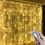 Jamais utilis�]rideau lumineux usb � led de 3m x 3m, avec 300 led et 8 mod�les lumineux diff�rents, id�al ...