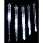 Rideau stalactite extérieur 10 glaçons 81 led blanc froid + transfo - feeric lights & christmas Rideau stalactite extérieur 10 glaçons 81 led blanc froid + transfo - feeric lights & christmas