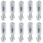 Ring - 10 ampoules t5 - 12v 1. 2w w2x4. 6d - wedgebase - clignotant et tableau de bord