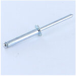 Rivet aveugle tout acier zing 4. 8x16 epaisseur de serrage 9 � 11 t�te plate