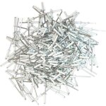 Rivets �clateurs blancs 4mm x 20mm ? aluminium ? lot de 250 pi�ces ? pour plaques min�ralogiques et supports ...