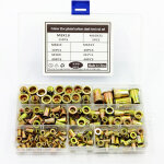 Rivet �crous en acier carbone inserts filet�s �crou aveugle inox t�te plate rivets m3 m4 m5 m6 m8 m10 ...