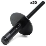 Rivet de fixation pare choc bmw x3 & x5 (51717002953) x 20 - 3rg