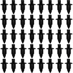 Rivets en plastique, clips de fixation automobile, 50 clips de fixation de carrosserie pour yamaha / ...