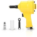 Riveteuse pneumatique pistolet, force de traction forte, rendement �lev�, convient aux clous en aluminium, ...