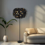 Rl - lampadaire lampadaire lampe de salon lampe de chambre lampe d'appoint en forme de feuille, interrupteur ...