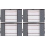 Rnemitery - 4pcs sacs de rangement v�tement grand boite rangement cartons d�m�nagement pliable housse ...
