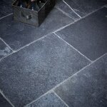 Ro'ma nature - carrelage pierre naturelle tandur - 60x40x2 cm - noir (vendu par dalle de 0, 24 m�)
