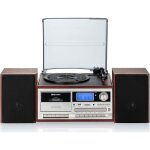 Roadstar hif - 8892ebt platine vinyle vintage radio digital pll, lecteur cd - mp3 cassette, bluetooth ...