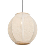 Rob - suspension - 1 lumi�re - � 46 cm - blanc - oriental - �clairage int�rieur - salon i chambre i cuisine ...