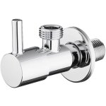 Robinet d'arret de r�gulation avec poign�e, robinet �querre (1 / 2' 1 / 2') pour cuisine et salle de ...