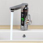 Robinet �lectrique de cuisine pour lavabo ou �vier robinet, chauffe - eau instantan� avec affichage num�rique? ...