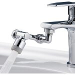 Robinet � rallonge rotatif multifonctionnel, 1080�extension robinet en laiton, economiseur d'eau pour ...