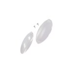 Lot de 2 cache lampes (50248796000) hotte smeg zanussi aeg, electrolux, faure, progress, arthur martin ...