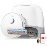 Roborock qrevo curv 2 flow aspirateur robot laveur avec station 20000pa, lavage � l'eau chaude 75?, anti ...