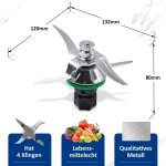 Robot cuiseur d - couteau tm5, lame pour robot thermomix vorwerk tm5, pi�ce d�tach�e et accessoire de ...