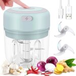 Robot de cuisine �lectrique avec mini hachoir � oignons (250 ml) pour l'ail, les oignons, les l�gumes, ...