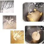 Robot de cuisine multifonction 1500 w, malaxeur, hachoir � viande, presse - agrumes 1, 5 l, bol en acier ...