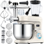 Robot de cuisine universel 3 en 1 k - km 3000 avec hachoir  viande ptrin multifonctions bol 5. 5l avec ...