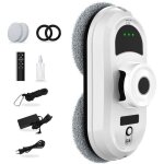 Robot laveur de vitre automatique 5600pa - 3 modes de nettoyage - t�l�commande - 10 chiffons - pour toutes ...