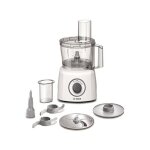 Bosch - robot multifonctions blanc 800w rservoir 2, 3l 2 vitesses couteau multifonctions lame inox couvercle ...