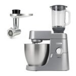 Robot patissier chef xl 6, 7l blender + hachoir metal - kenwood kvl4170s - coloris silver