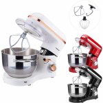 Arebos - robot de cuisine 1500w 6l acier inoxydable - bol mélangeur 6 étapes blanc Arebos - robot de cuisine 1500w 6l acier inoxydable - bol mélangeur 6 étapes blanc