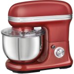 Proficook - robot ptrin multifonction 1200w vintage pc - km 1197 rouge