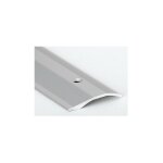 Barre de seuil de porte romus 100 cm - couvre joint - alu titane - avec chevilles et vis