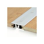 Barre de seuil romus visser 90 cm - alu incolore - m�me niveau