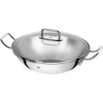 Plus - rond - wok / po�le � frire - acier inoxydable - acier inoxydable - aluminium - verre - acier inoxydable ...