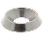 Rondelle cuvette pleine m  4 inox a1 nfe 27619