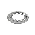 Rondelle - eventail - � dentures int�rieures jz - inox a4 �12 mm - bo�te de 100
