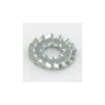 Rondelle �ventail double denture dd m5 acier zingu� - 1 piece