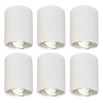 Rondoo up - spot plafond, plafonnier - 1 lumi�re - � 9. 5 cm - blanc - design, moderne - �clairage int�rieur ...
