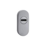 Kintech ? rosace pour porte ovale de s�curit� 11. 5mm ? finition inox ? compatible cylindres europ�ens ...