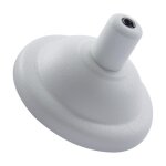 Ledkia ? rosace m�tallique blanche pour fixation projecteur ? compatible avec douilles et c�bles textiles ...