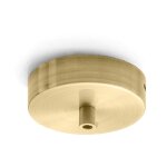 Rosace ronde en m�tal alice en laiton ip20 pour suspensions - pied de plafond moderne, connexion centrale, ...